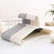 10pcs Set Of Household White Plastic Hangers12
