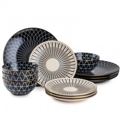 12 Piece Stoneware Dinnerware Set 42