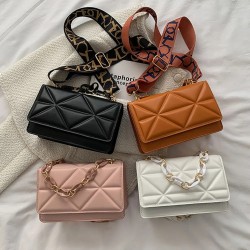 Fashion Women Shoulder Bag Handbags PU Leather Flap Bag2.5