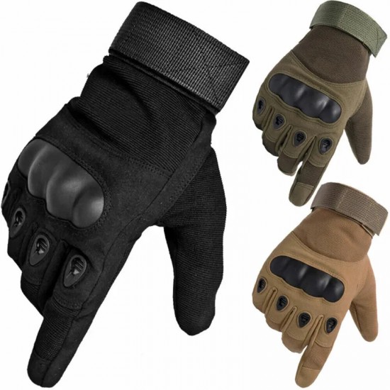 Motorcycle Gloves Men Tactical Military Hunting Shooting Knuckle Protection Sports Full Finger
