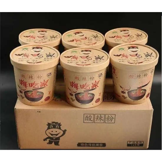 Hi Foodie 300 Authentic Chongqing Large Barrel Fine Powder Sour and Spicy Powder Convenient Fast Food Full Box Instant Noodles Hi Foodie 300 Authentic Chongqing Large Barrel Fine Powder Sour and Spicy Powder Convenient Fast Food Full Box Instant Noodles
