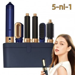 Cross border new product five in one hot air multifunctional hair dryer with high-speed straight hair and curly hair, automatic styling and hairdressing dual-use
