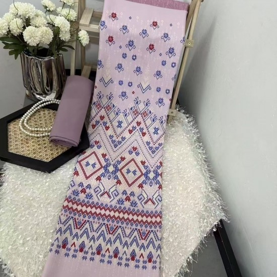 Thailand new fabric ethnic minority style printed fabric matching sisters group (non refundable)