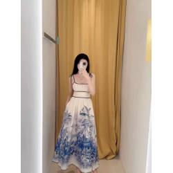 Z Home Light Luxury High End 2025 Early Spring Vacation Australia Elegant High Waist Rope Linen Strap Medium Long Dress