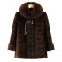 thick mink fur coat