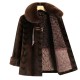 thick mink fur coat